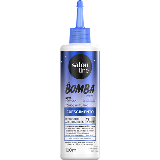 SALON LINE - S.O.S Bomba Original Night Strengthening Tonic 100ml