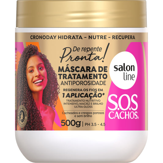 SALON LINE - S.O.S Curls Ready-to-Go Anti-Frizz Conditioning Mask 500g