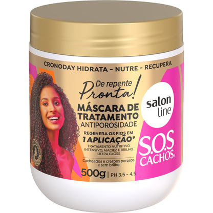 SALON LINE - S.O.S Curls Ready-to-Go Anti-Frizz Conditioning Mask 500g