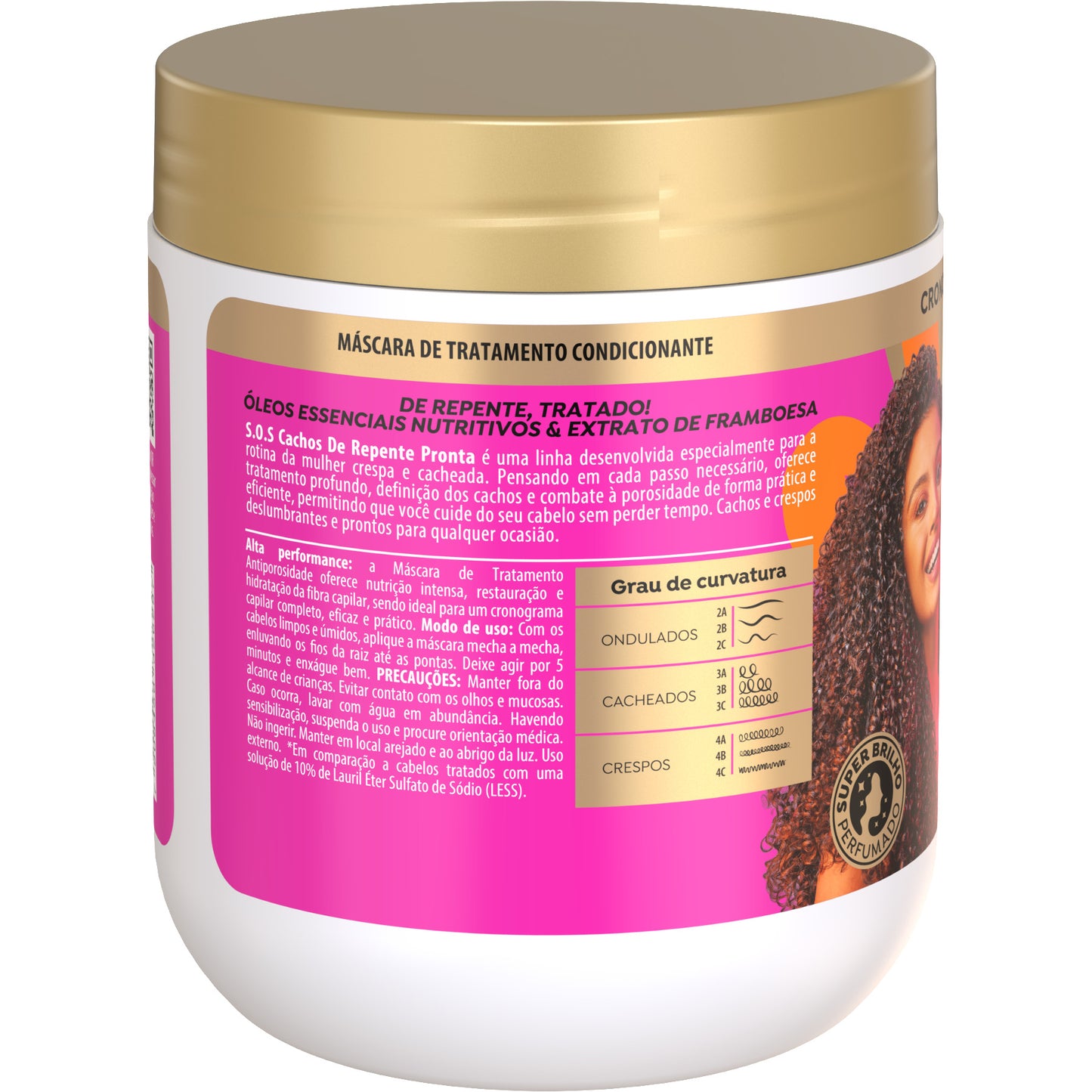 SALON LINE - S.O.S Curls Ready-to-Go Anti-Frizz Conditioning Mask 500g