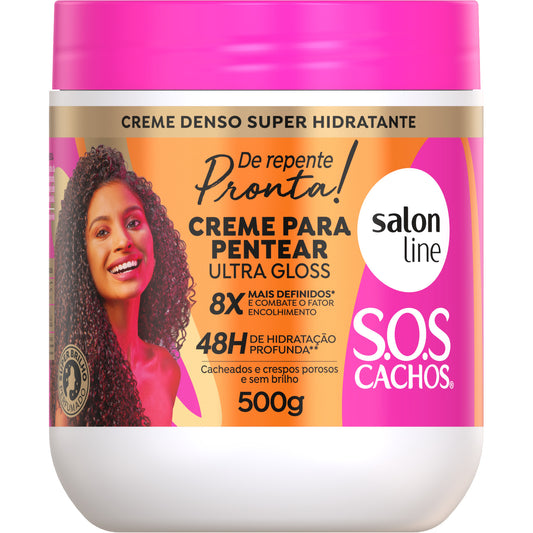 SALON LINE - S.O.S Curls Ready-to-Go Conditioning Styling Cream 500g