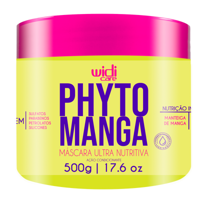 WIDI CARE - PhytoManga Ultra-Nutritive Hair Mask, 500g - Deep Conditioning, Vegan, Suitable for All Hair Types