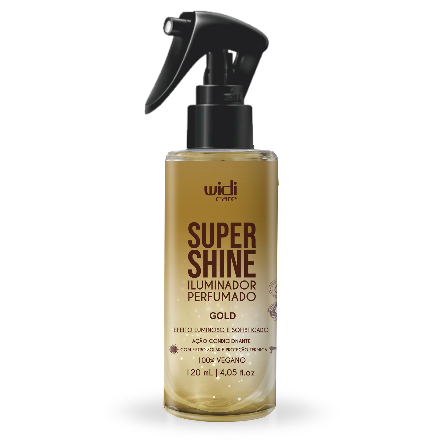 WIDI CARE - Super Shine Gold Hair Illuminator - with Sunscreen & Thermal Protection, Luminous & Sophisticated Effect, 120ml